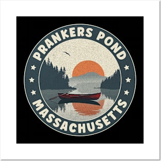 Prankers Pond Massachusetts Sunset Posters and Art